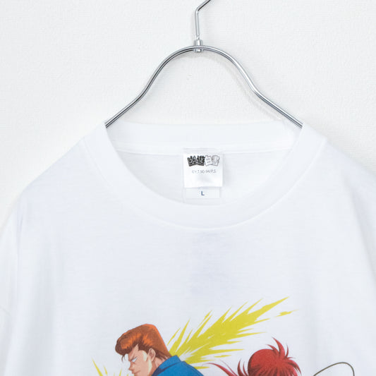 幽☆遊☆白書 集合 長袖Tシャツ ロンT PE1148 PE1149 WHITE