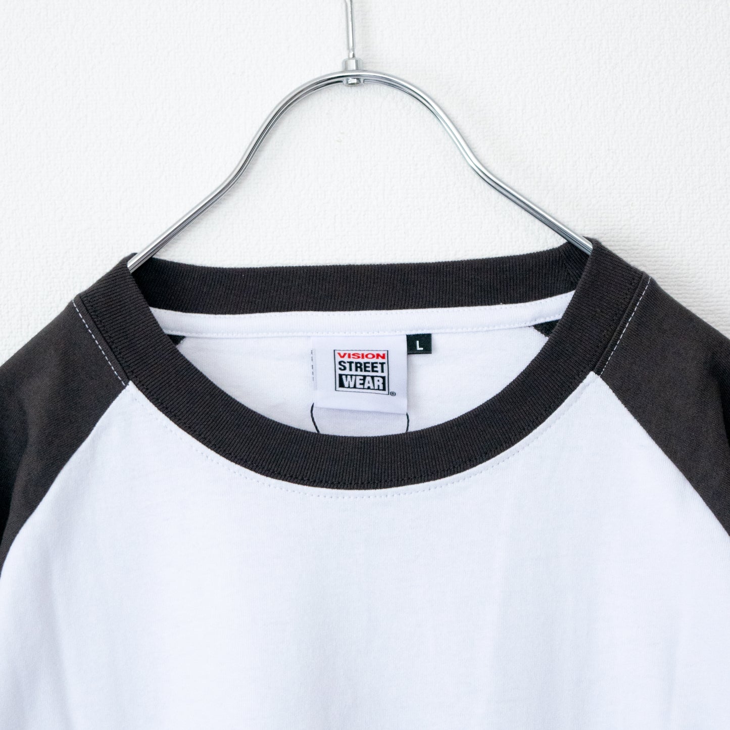 VISION STREET WEAR Betty Boop ラグランTシャツ BLACK/WHITE