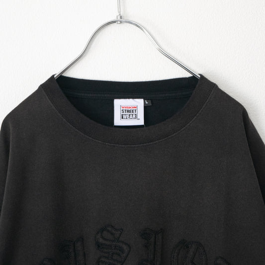 VISION STREET WEAR ヴィンテージワッペンTシャツ BLACK