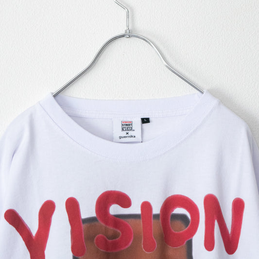 VISION STREET WEAR guernika ANONYMOUSE T-shirt WHITE