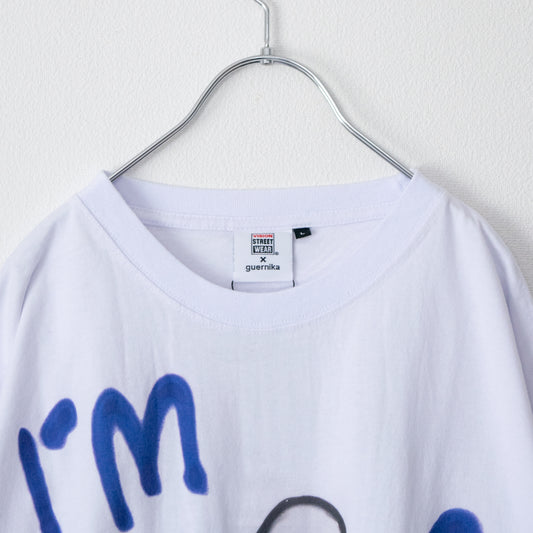 VISION STREET WEAR guernika GHOST-SKATER T-shirt WHITE