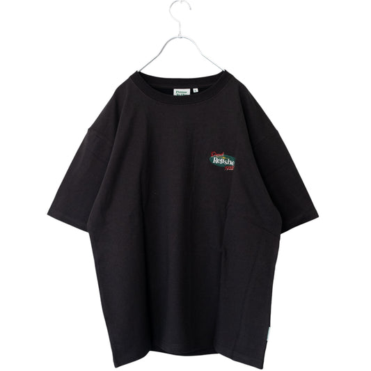 POWER TO THE PEOPLE クリームソーダ 刺繍 Tシャツ CHARCOAL