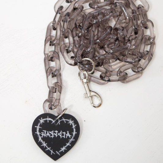 ACDC RAG WING HEART プラスチック チェーンベルト BLACK ブラック