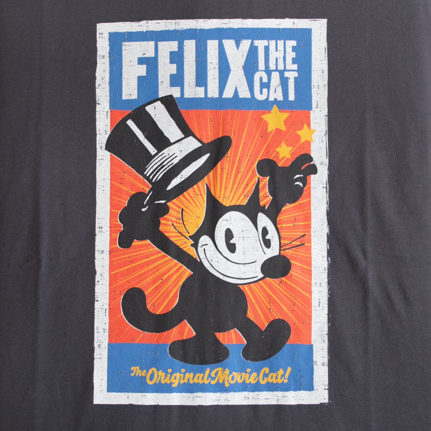 FELIX THE CAT ハットポスター Tシャツ CHARCOAL
