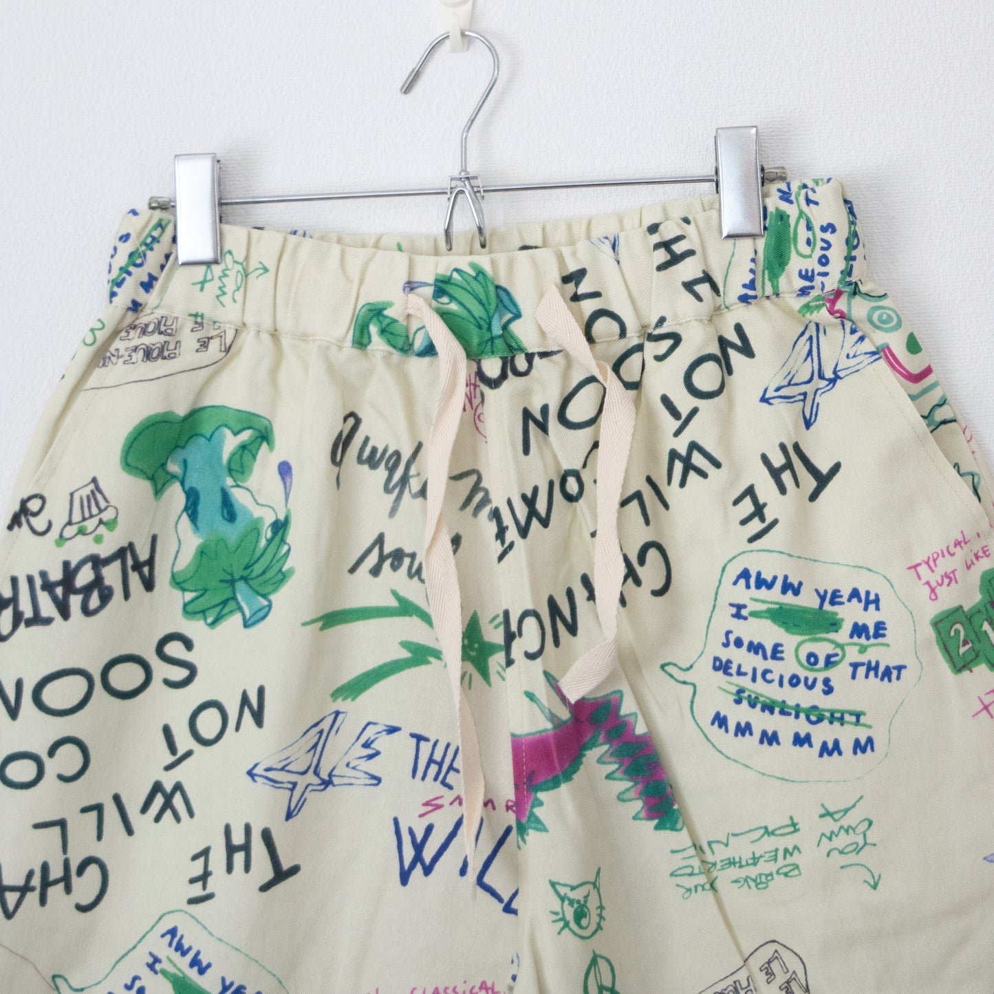 Revo. イラストタッチ イージーパンツ GREEN系