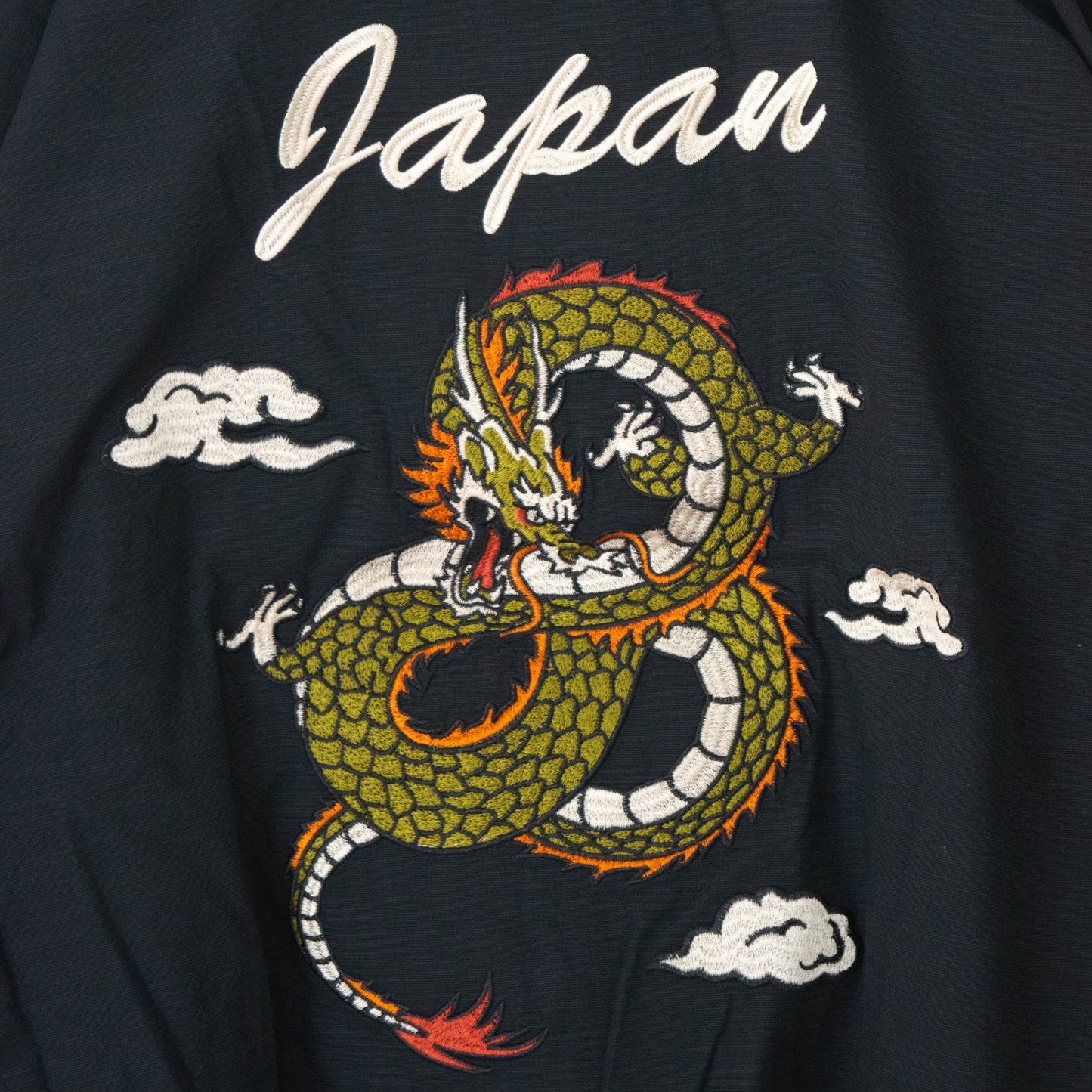 POWER TO THE PEOPLE JAPAN Series 刺繍法被 Dragon BLACK