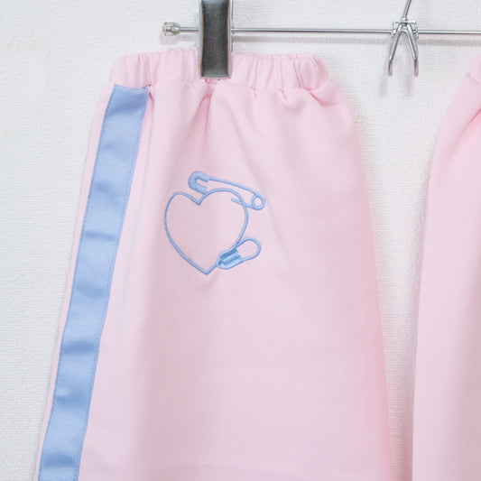 ACDC RAG サイドダブルライン ジャージ レッグウォーマー LIGHT PINK