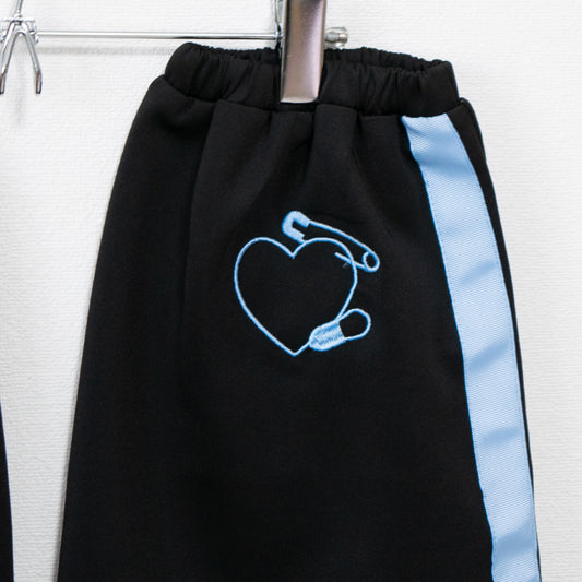 ACDC RAG サイドダブルライン ジャージ レッグウォーマー BLACK/BLUE