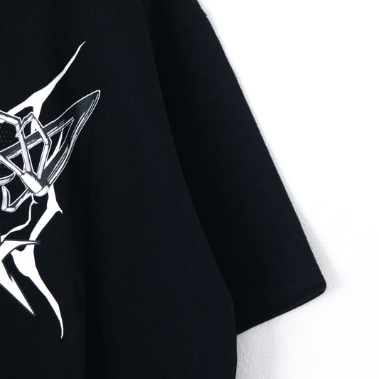 ナイトメアー・ビフォア・クリスマス Rockstyle Tシャツ BLACK