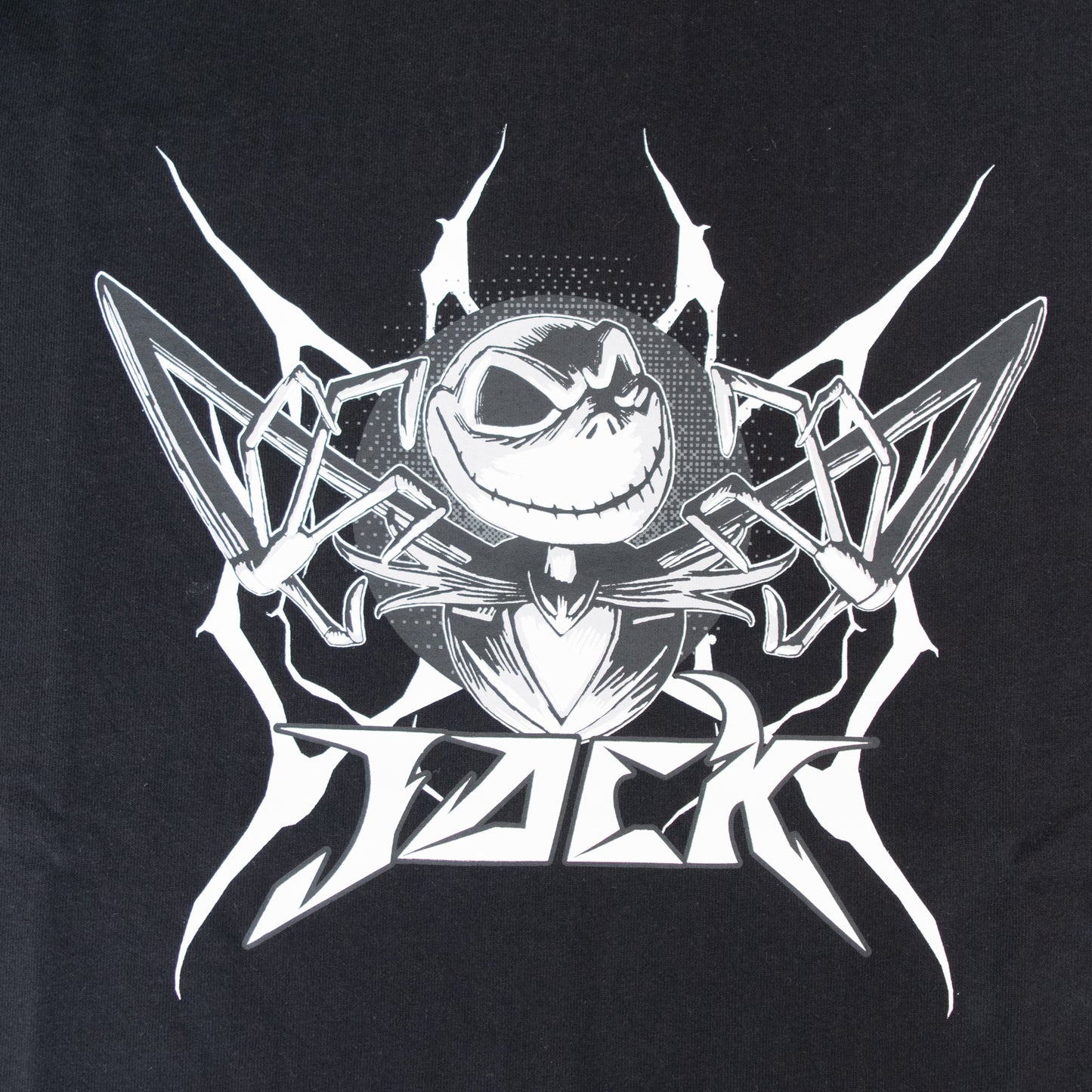 ナイトメアー・ビフォア・クリスマス Rockstyle Tシャツ BLACK