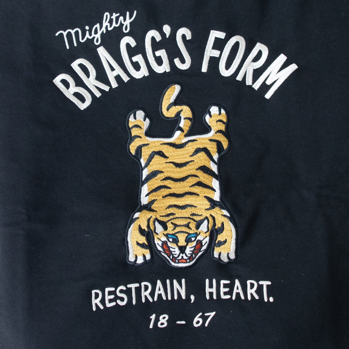 POWER TO THE PEOPLE TIGER 刺繍 スウェット BLACK