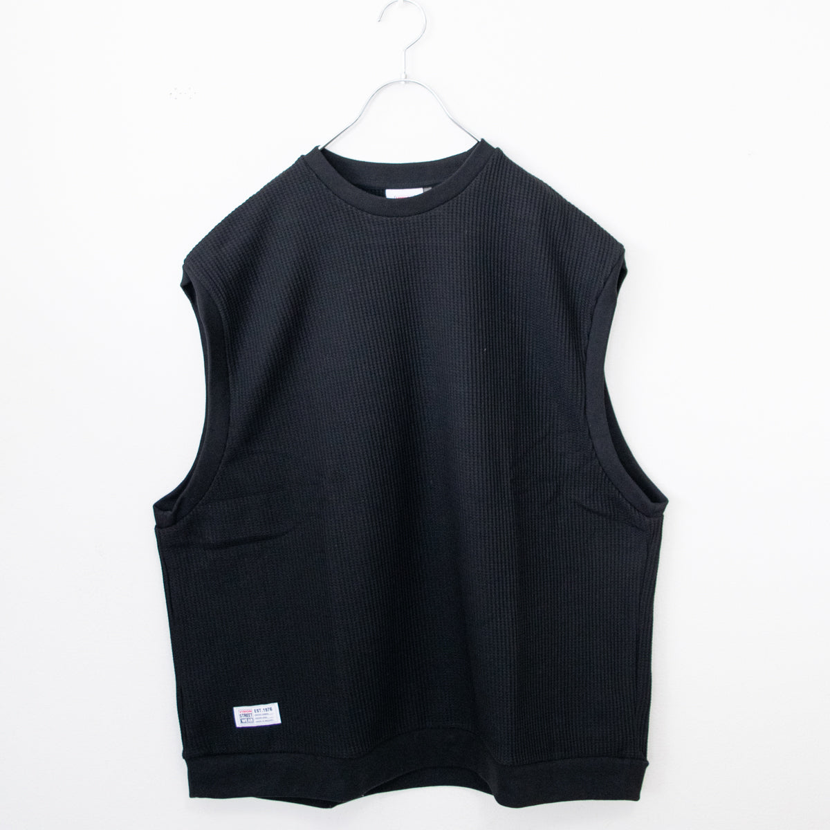 VISION STREET WEAR ワッフルベスト&Tシャツ アンサンブル セット売り BLACK