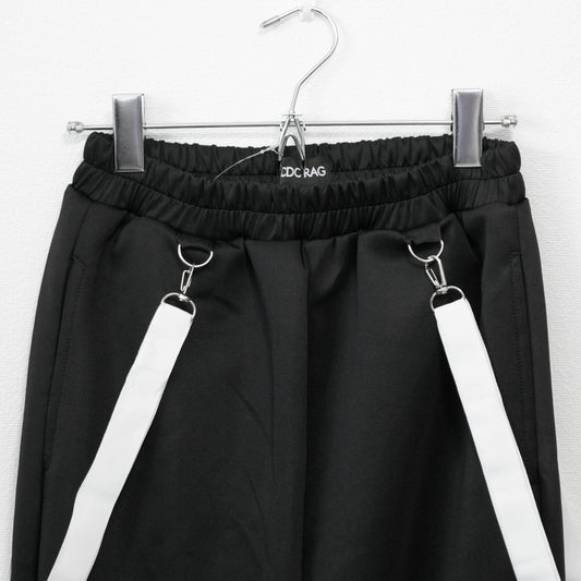 ACDC RAG Dot Cat Long Pants BLACK/WHITE