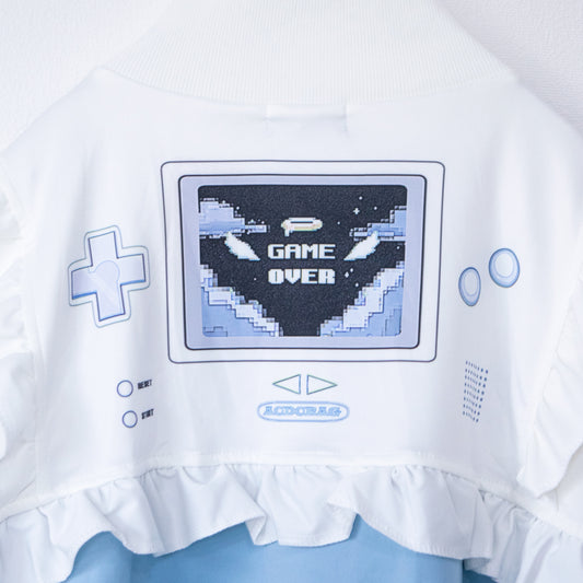 ACDC RAG GAME OVER フリルジャケット 半袖ver BLUE