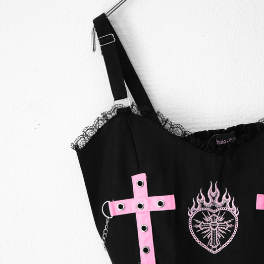 ACDC RAG x kuua HEAVEN ビスチェ BLACK