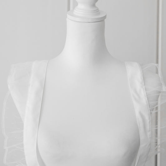 ACDC RAG x kuua HEAVEN エプロン WHITE PINK