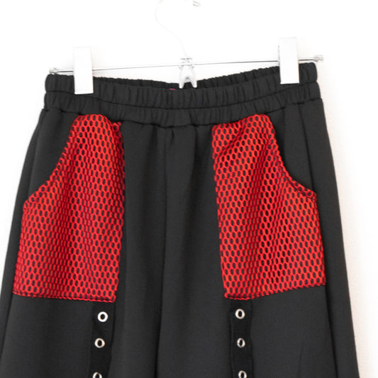 ACDC RAG ダーク グルーミー ロングパンツ BLACK RED