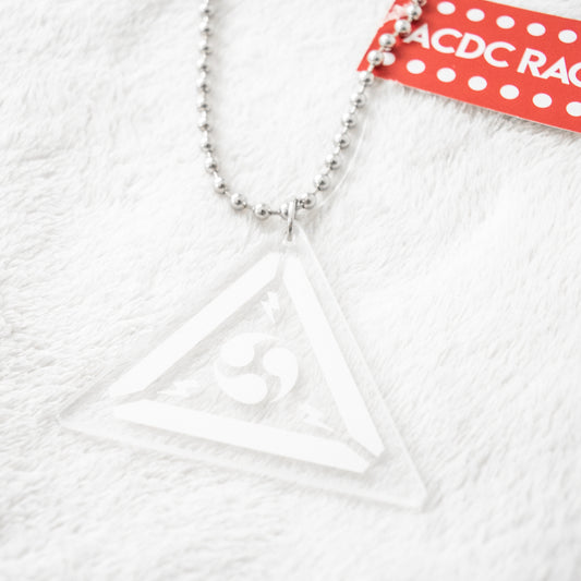 ACDC RAG 渦雷 CYBER PUNK アクリルプレート ネックレス CLEAR
