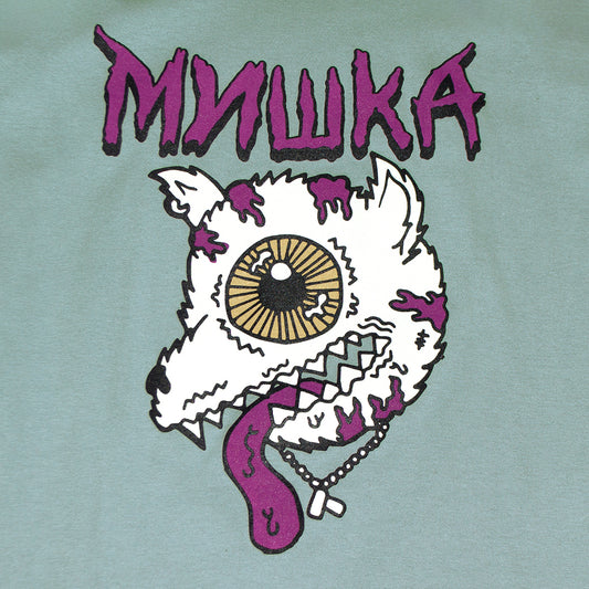 MISHKA RABIES L/S TEE Milky Lime GREEN