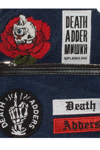 MISHKA デニム ワッペン パッチ MINI リュック バックパック