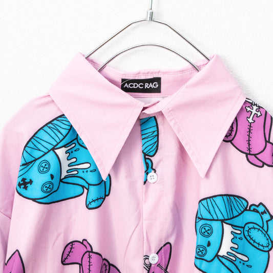 ACDC RAG Bunny Dolls Long Sleeve Shirt PINK