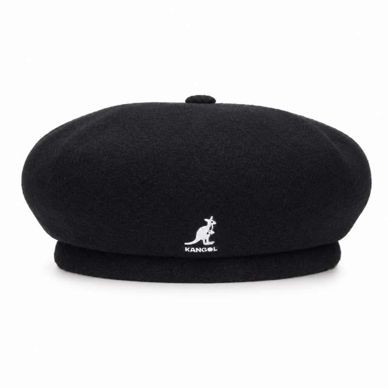 KANGOL Wool Jax Beret 107-169006 BLACK
