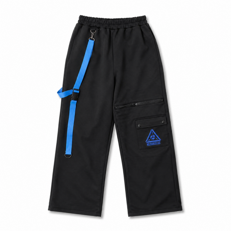 ACDC RAG CYBER PUNK vortex long pants NEON BLUE BLACK – YOU ARE MY