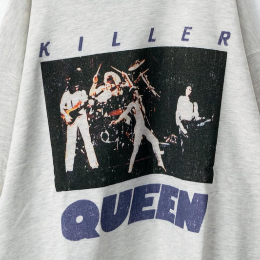 QUEEN フォトプリント パーカー KINARI WHITE
