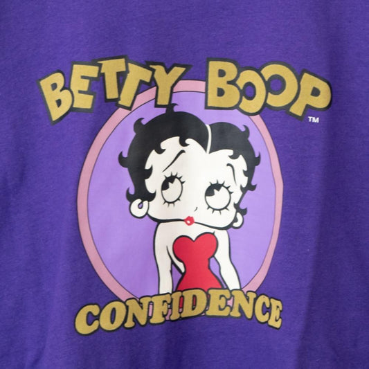BETTY BOOP ベティちゃん ロンT PURPLE