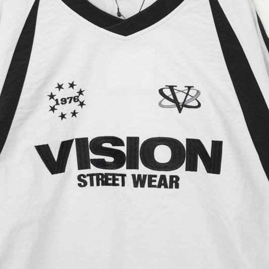 VISION STREET WEAR ナイロンプルオーバー WHITE