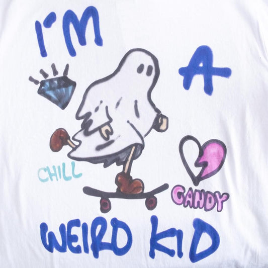 VISION STREET WEAR guernika GHOST-SKATER Tシャツ WHITE