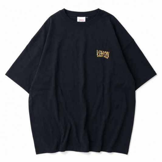 VISION STREET WEAR スケーター トランプ Tシャツ BLACK