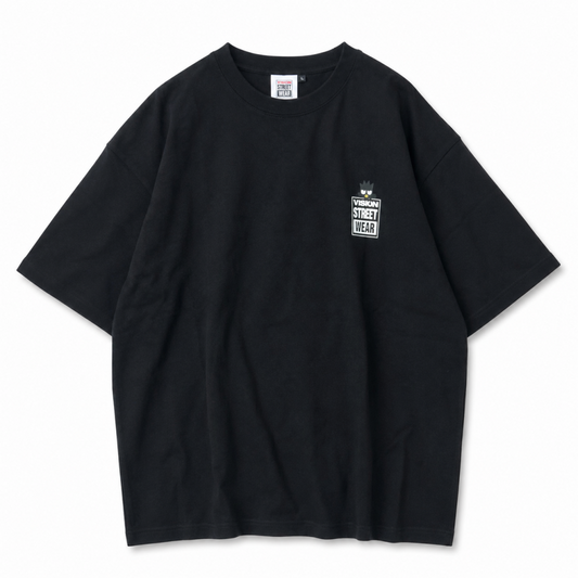 VISION STREET WEAR サンリオ Badtz-maru バッドばつ丸 Tシャツ BLACK