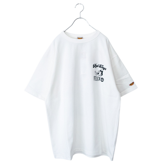 FELIX THE CAT RedDogs コラボ Tシャツ Beach WHITE