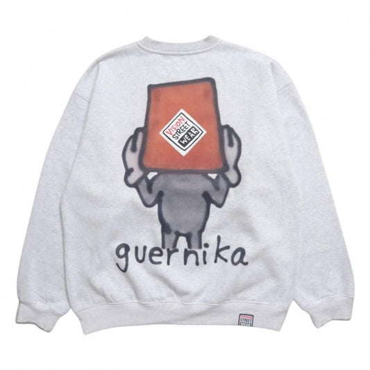 VISION STREET WEAR guernika ANONYMOUS スウェットシャツ GRAY