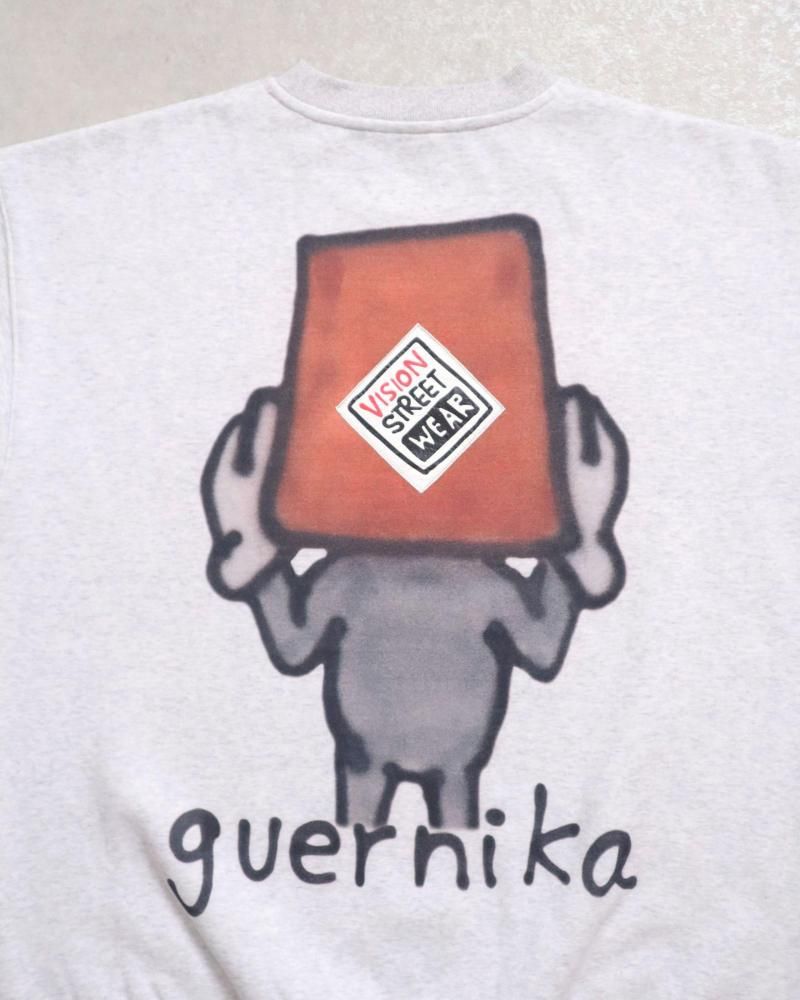 VISION STREET WEAR guernika ANONYMOUS スウェットシャツ GRAY