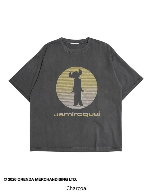 Jamiroquai ジャミロクワイ バッファローマンTシャツ 半袖 Charcoal