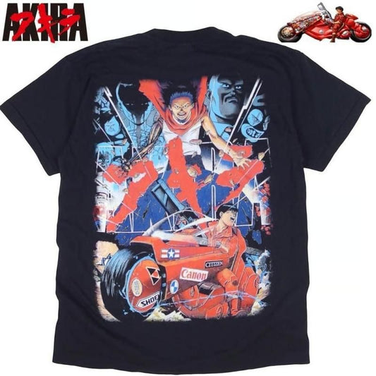 AKIRA アキラ アニメ 漫画 Tシャツ並行輸入品 BLACK 391