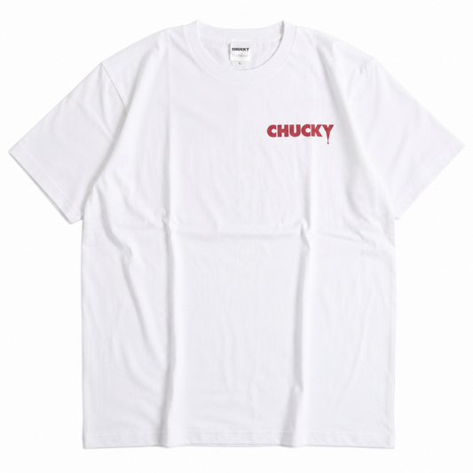 キャラクター Tシャツ CHUCKY チャッキーいっぱい UNO1364 UNO1365 WHITE