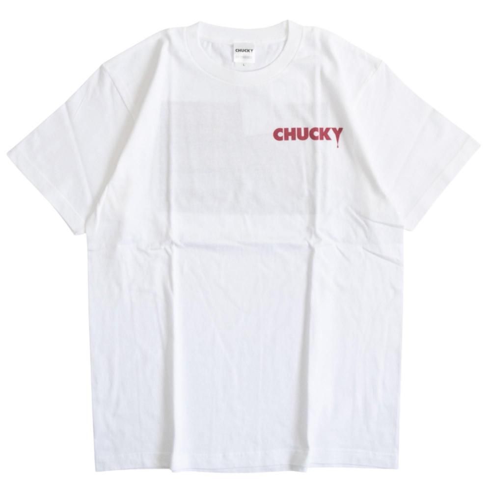キャラクター Tシャツ CHUCKY チャッキーいっぱい UNO1364 UNO1365 WHITE