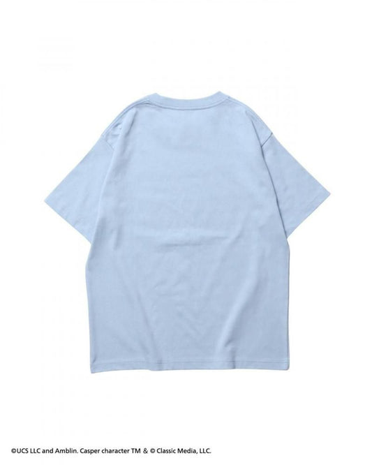 Casper キャスパー フォトプリント Tシャツ BLUE