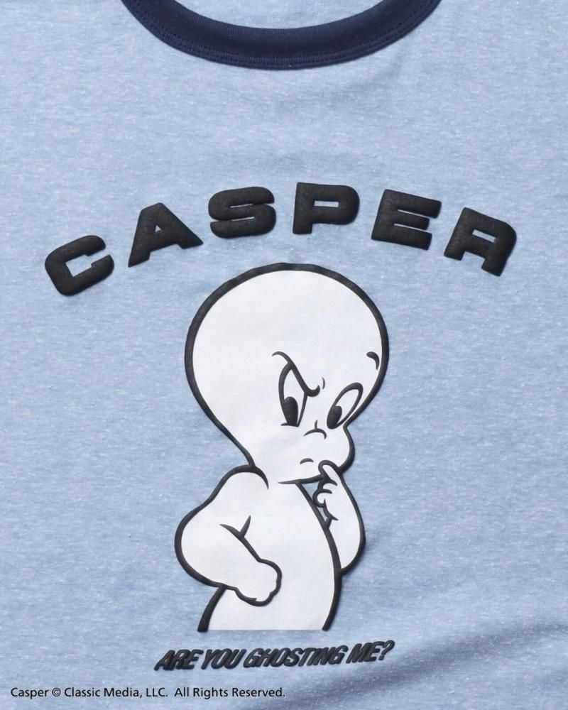 Casper キャスパー リンガー Tシャツ BLUE