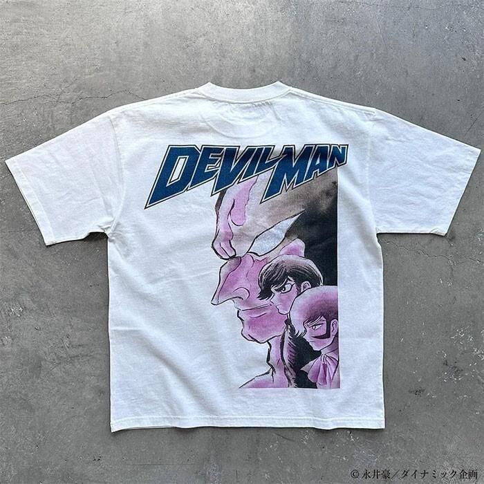SCREEN STARS BEST デビルマン プリント Tシャツ WHITE