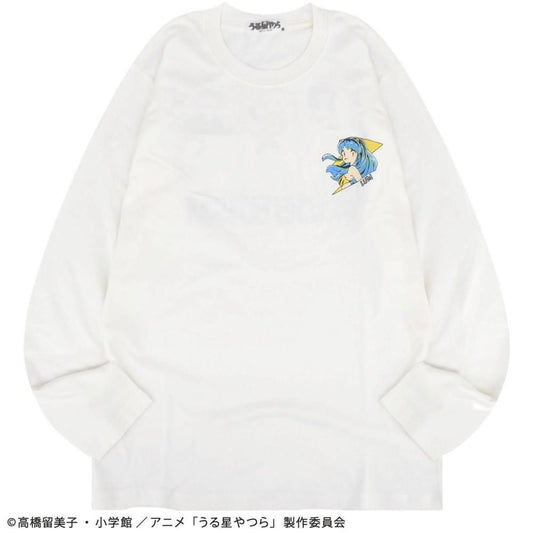 うる星やつら 長袖Tシャツ レディース ロンT ラムちゃん WHITE