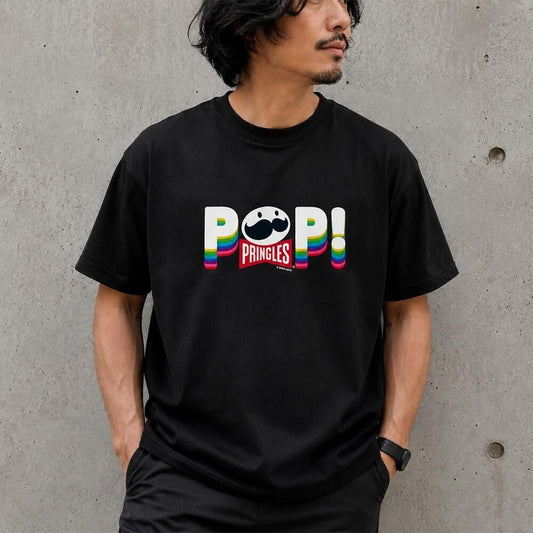 PRINGLES プリングルズ Tシャツ POP! BLACK