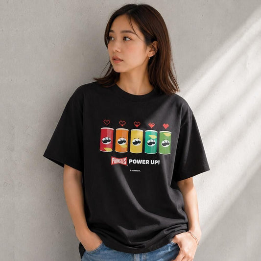 PRINGLES プリングルズ Tシャツ CANS BLACK