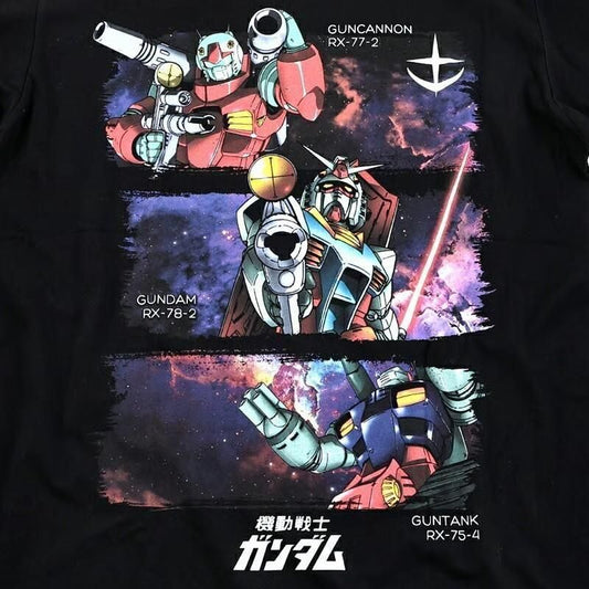 GUNDAM 機動戦士ガンダム Tシャツ BLACK eplus1263