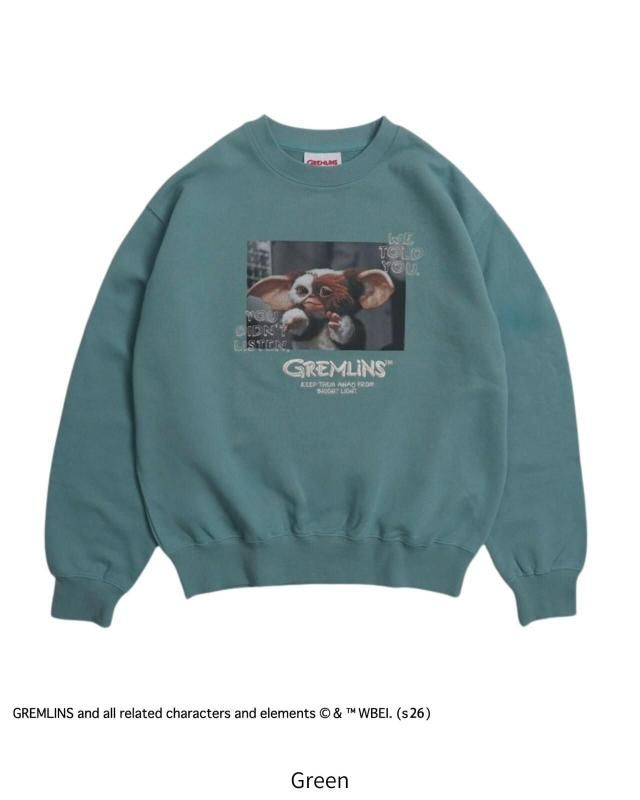 グレムリン フォトプリント スウェット Green