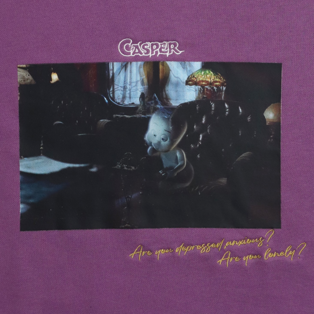 キャスパー ムービーフォト スウェット Purple