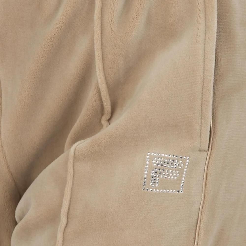 FILA CIRCLE LOGO TRACK PANTS / サークルロゴ トラックパンツ レディース BEIGE